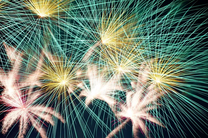 feu d'artifice a Disneyland Paris